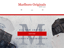 Tablet Screenshot of marlborooriginals.co.za